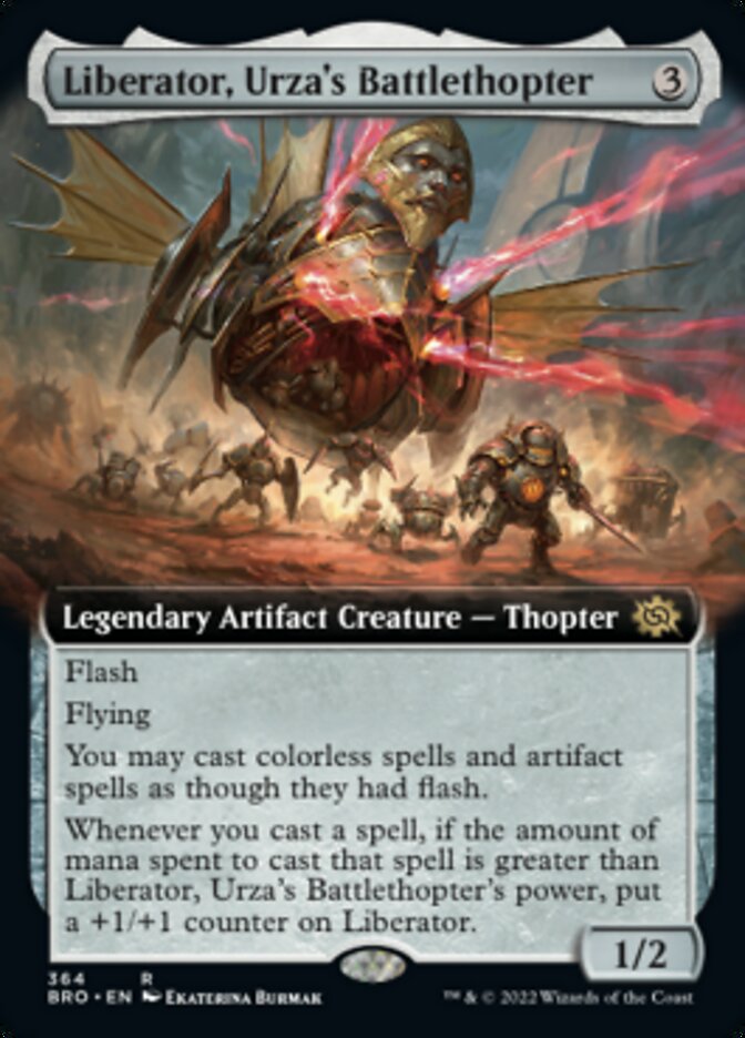 Liberator, Urza's Battlethopter (Extended Art) [The Brothers' War] | North Game Den