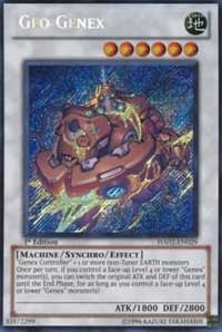 Geo Genex [HA02-EN029] Secret Rare | North Game Den