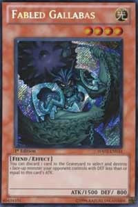 Fabled Gallabas [HA02-EN033] Secret Rare | North Game Den