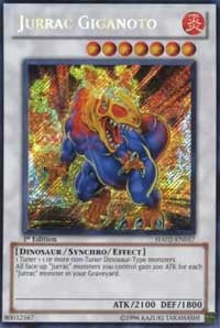 Jurrac Giganoto [HA02-EN057] Secret Rare | North Game Den