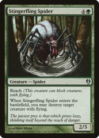 Stingerfling Spider [Duel Decks: Izzet vs. Golgari] | North Game Den