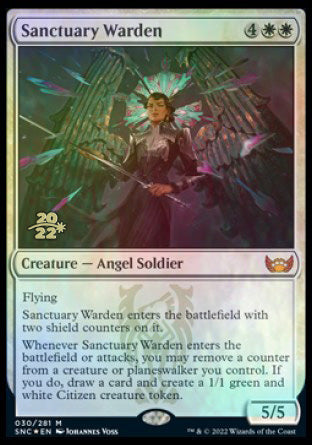 Sanctuary Warden [Streets of New Capenna Prerelease Promos] | North Game Den