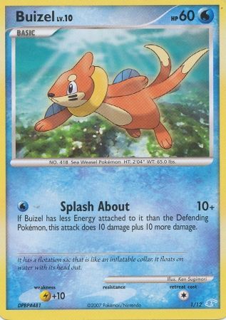 Buizel (1/12) [Diamond & Pearl: Trainer Kit - Manaphy] | North Game Den