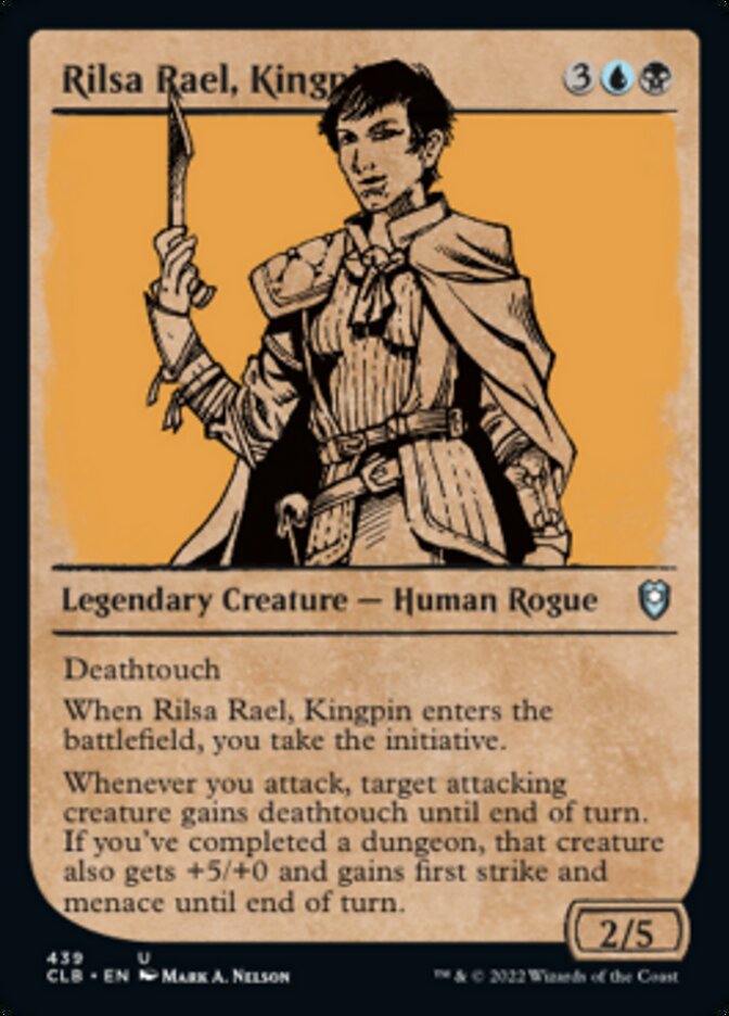 Rilsa Rael, Kingpin (Showcase) [Commander Legends: Battle for Baldur's Gate] | North Game Den