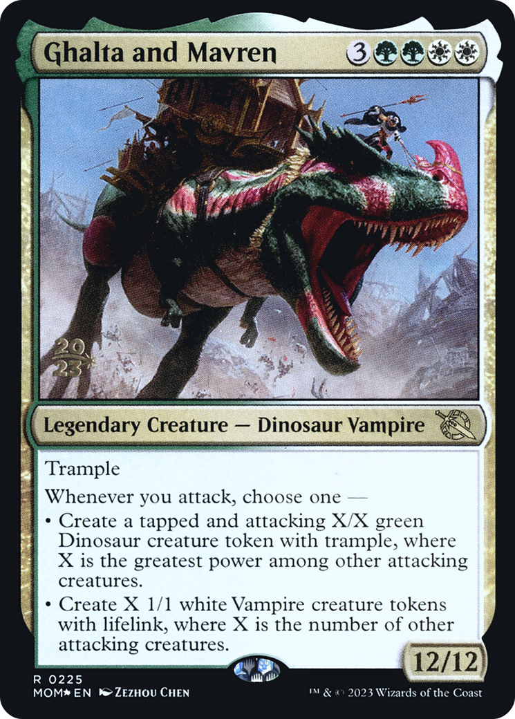 Ghalta and Mavren [March of the Machine Prerelease Promos] | North Game Den