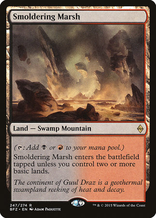 Smoldering Marsh [Battle for Zendikar] | North Game Den