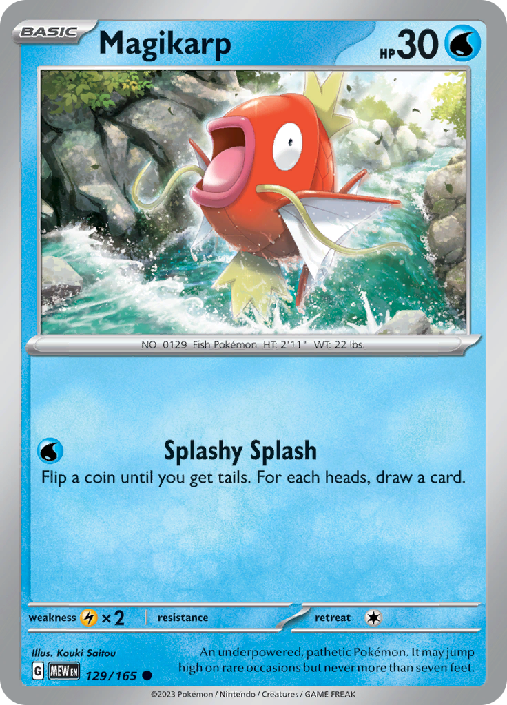 Magikarp (129/165) [Scarlet & Violet: 151] | North Game Den