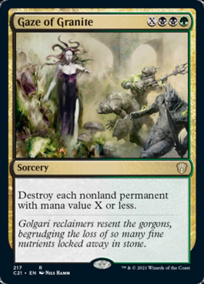 Gaze of Granite [Commander 2021] | North Game Den