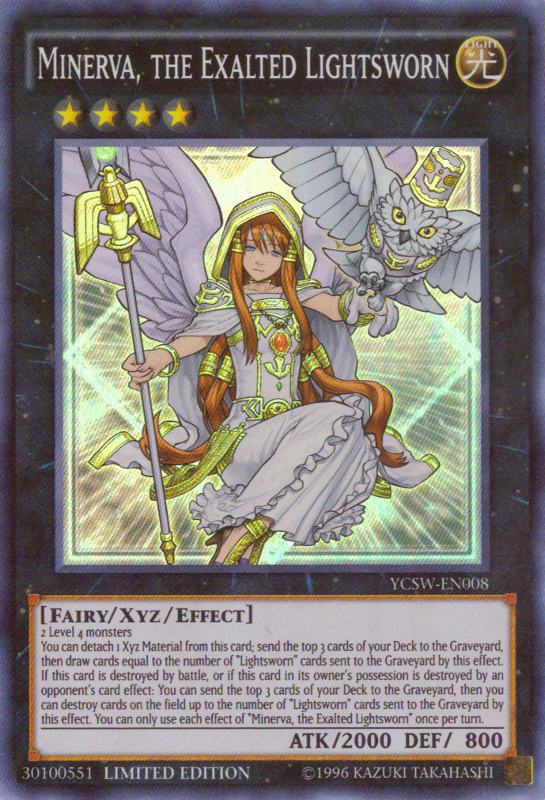 Minerva, the Exalted Lightsworn [YCSW-EN008] Super Rare | North Game Den