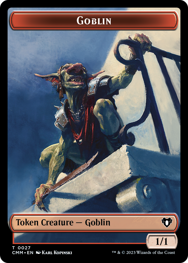Goblin Token [Commander Masters Tokens] | North Game Den