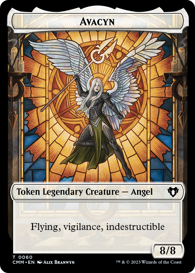 Copy (54) // Avacyn Double-Sided Token [Commander Masters Tokens] | North Game Den