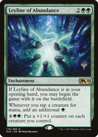 Leyline of Abundance [Core Set 2020 Promos] | North Game Den