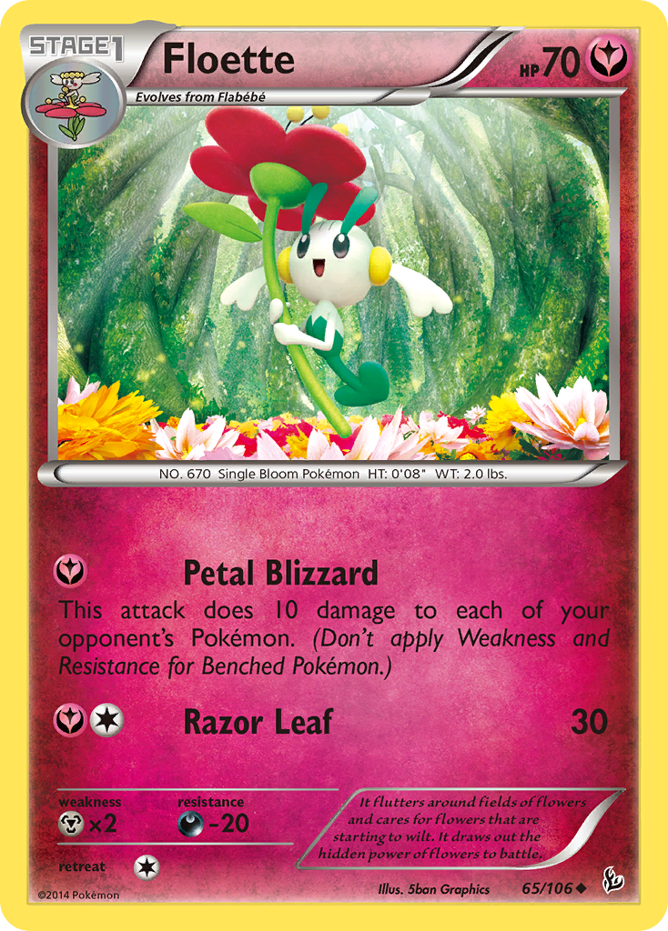 Floette (65/106) [XY: Flashfire] | North Game Den