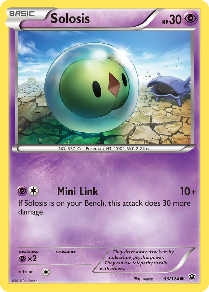 Solosis (33/124) [XY: Fates Collide] | North Game Den