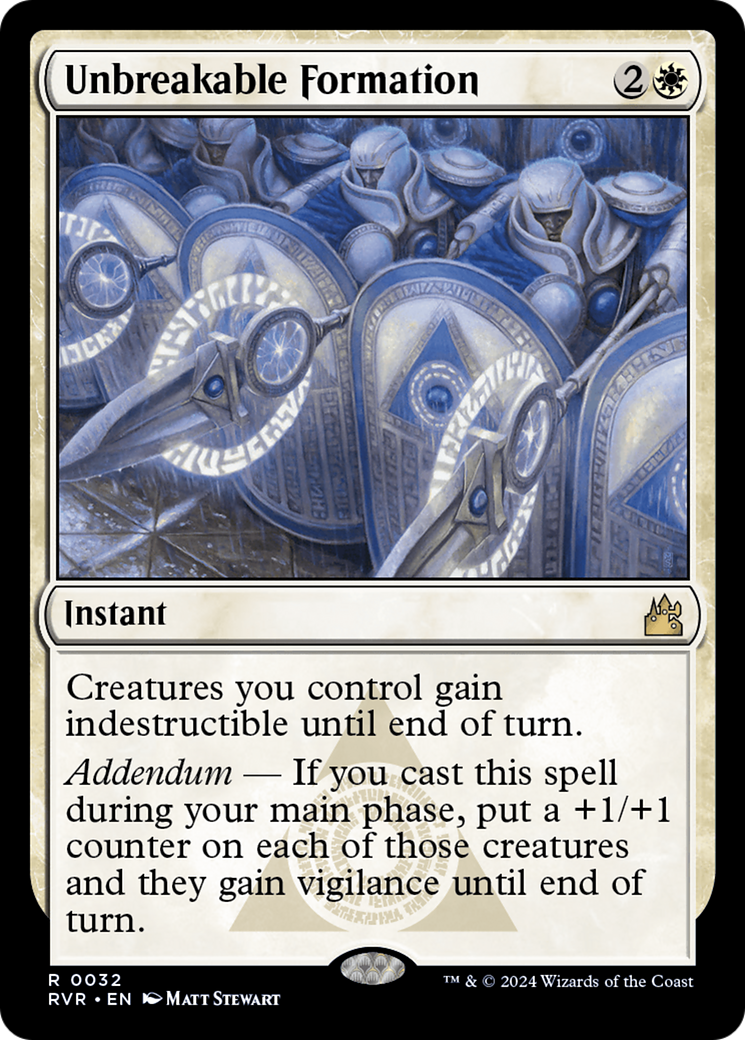 Unbreakable Formation [Ravnica Remastered] | North Game Den