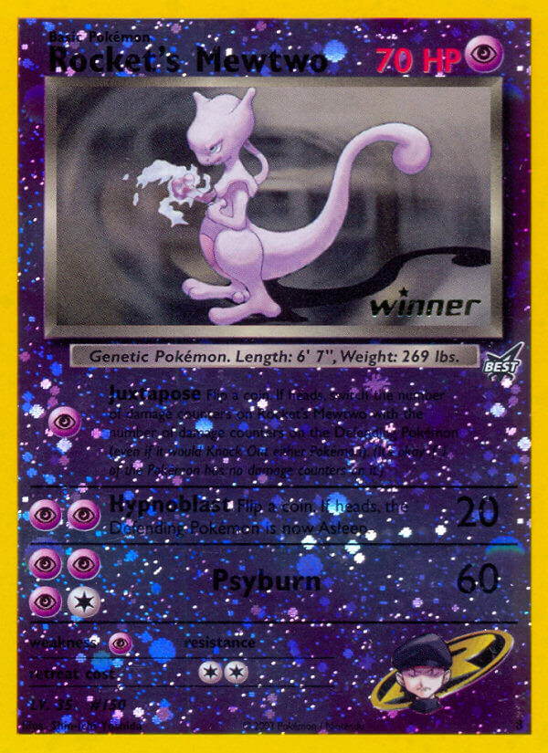 Rocket's Mewtwo (8) [Best of Promos] | North Game Den