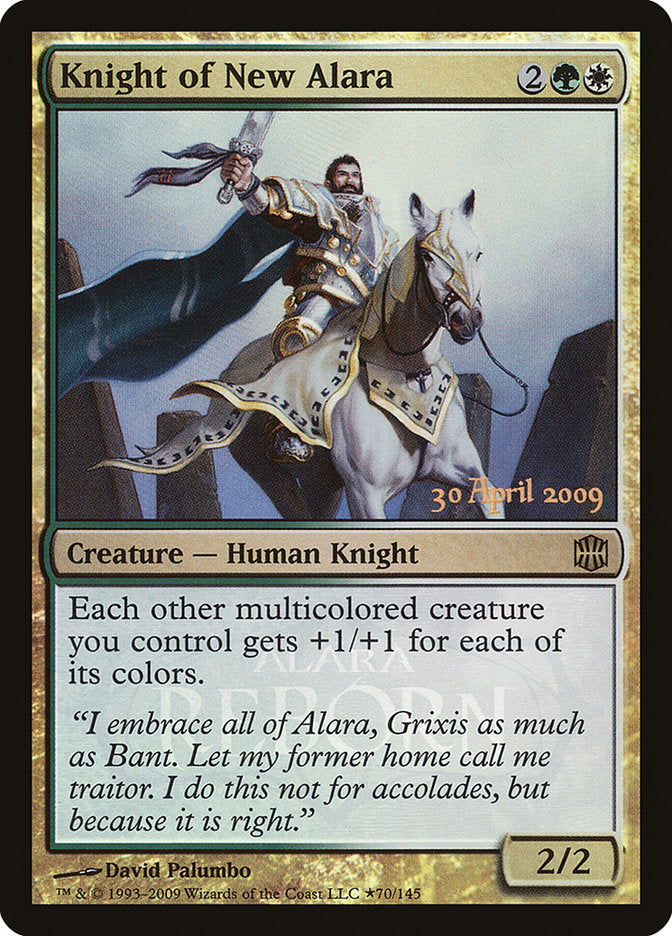Knight of New Alara (Launch) [Alara Reborn Promos] | North Game Den