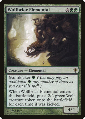 Wolfbriar Elemental [Worldwake] | North Game Den