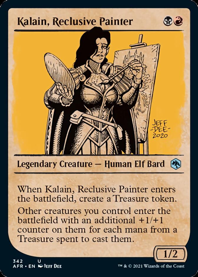 Kalain, Reclusive Painter (Showcase) [Dungeons & Dragons: Adventures in the Forgotten Realms] | North Game Den