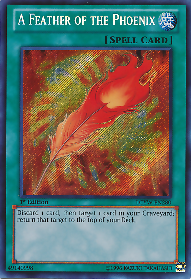 A Feather of the Phoenix [LCYW-EN280] Secret Rare | North Game Den