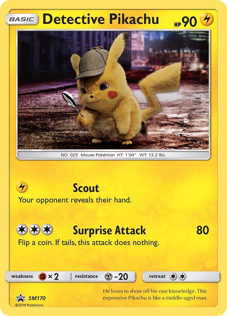 Detective Pikachu (SM170) [Sun & Moon: Black Star Promos] | North Game Den