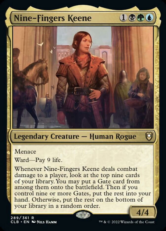 Nine-Fingers Keene [Commander Legends: Battle for Baldur's Gate] | North Game Den