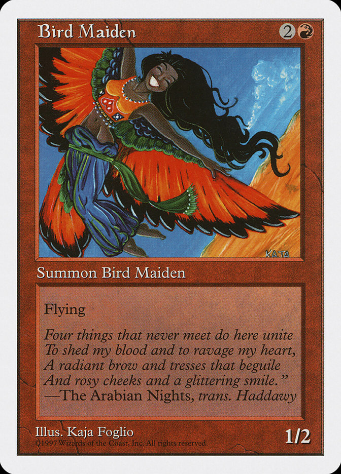 Bird Maiden [Fifth Edition] | North Game Den