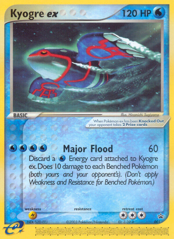 Kyogre ex (001) [Nintendo: Black Star Promos] | North Game Den