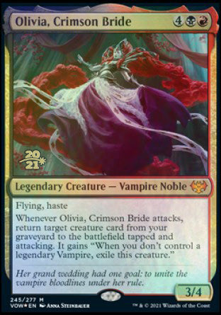 Olivia, Crimson Bride [Innistrad: Crimson Vow Prerelease Promos] | North Game Den