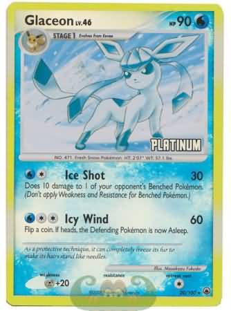 Glaceon (20/100) [Burger King Promos: 2009 Collection] | North Game Den