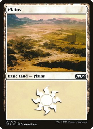 Plains (264) [Core Set 2019] | North Game Den