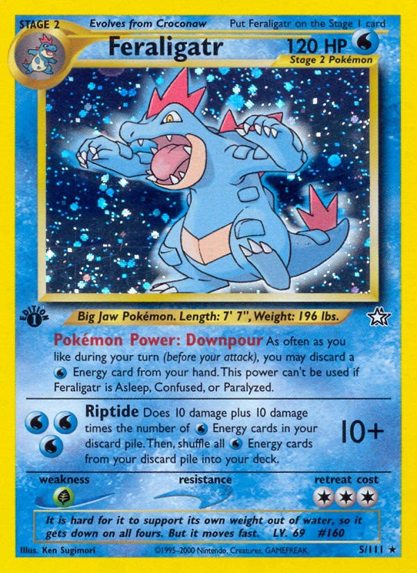 Feraligatr (5/111) [Neo Genesis 1st Edition] | North Game Den