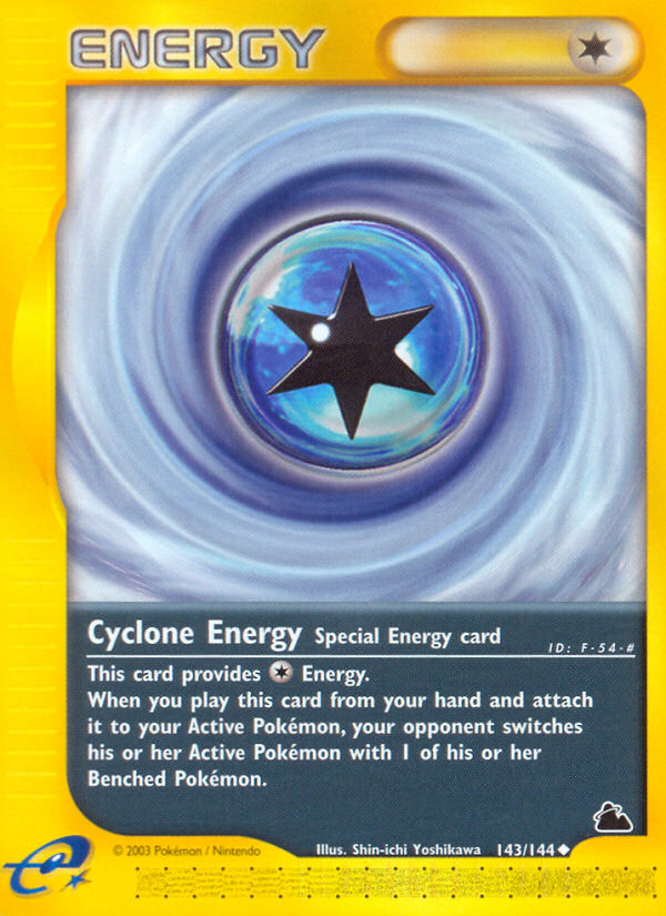 Cyclone Energy (143/144) [Skyridge] | North Game Den