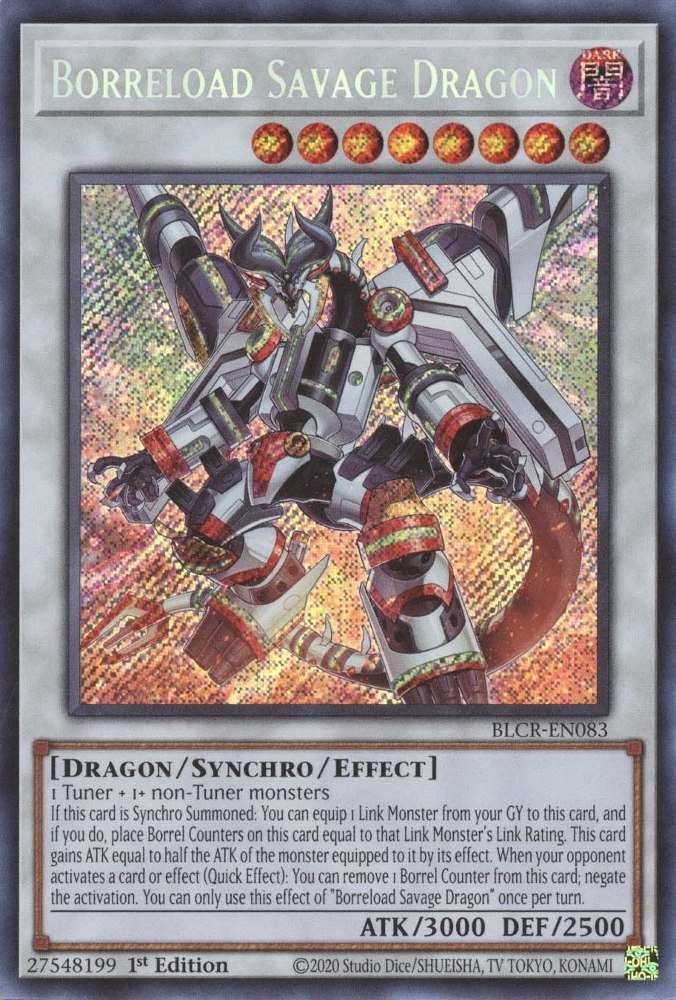 Borreload Savage Dragon [BLCR-EN083] Secret Rare | North Game Den