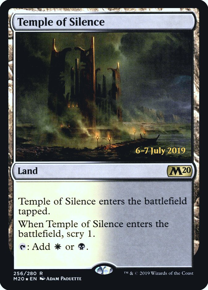 Temple of Silence  [Core Set 2020 Prerelease Promos] | North Game Den