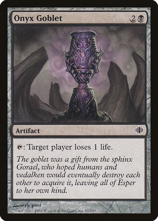 Onyx Goblet [Shards of Alara] | North Game Den