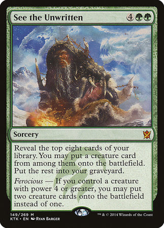 See the Unwritten [Khans of Tarkir] | North Game Den