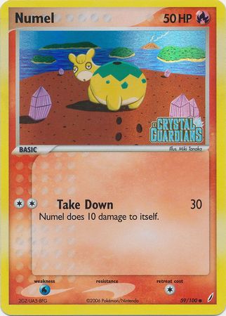 Numel (59/100) (Stamped) [EX: Crystal Guardians] | North Game Den