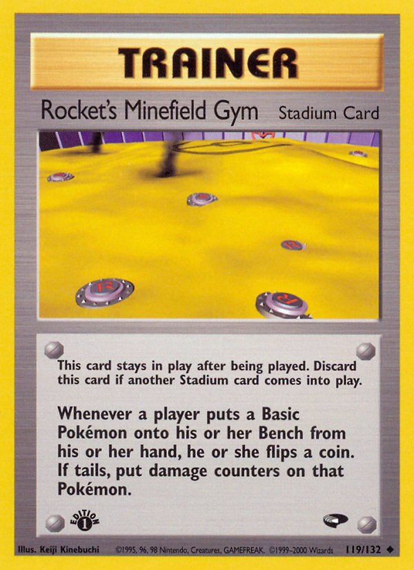 Rocket's Minefield Gym (119/132) [Gym Challenge 1st Edition] | North Game Den