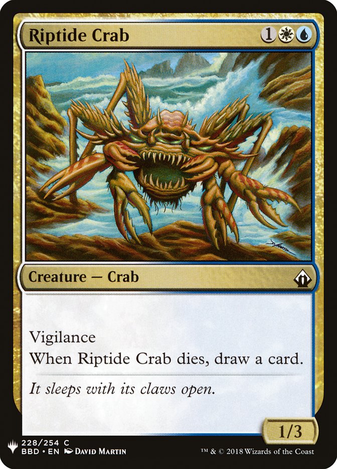 Riptide Crab [Mystery Booster] | North Game Den