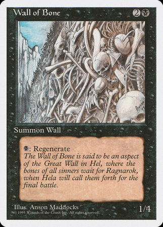 Wall of Bone [Fourth Edition] | North Game Den