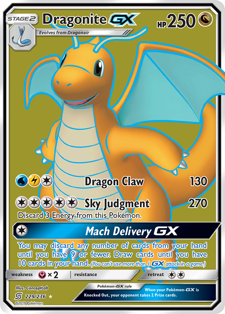 Dragonite GX (229/236) [Sun & Moon: Unified Minds] | North Game Den