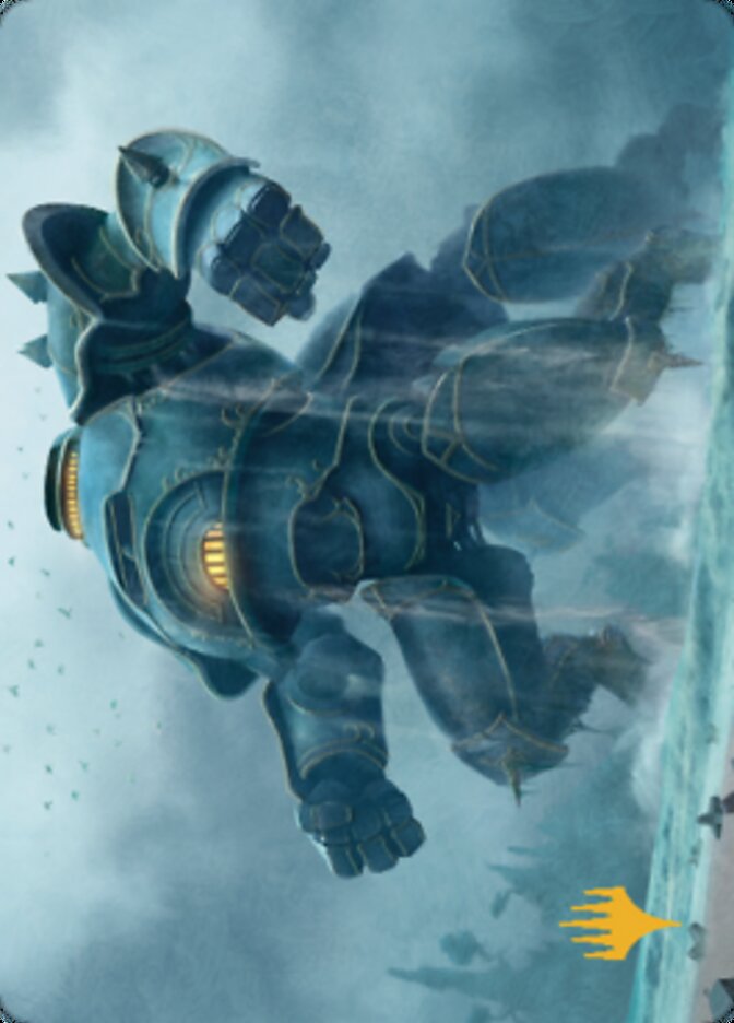 Depth Charge Colossus Art Card (Gold-Stamped Planeswalker Symbol) [The Brothers' War Art Series] | North Game Den