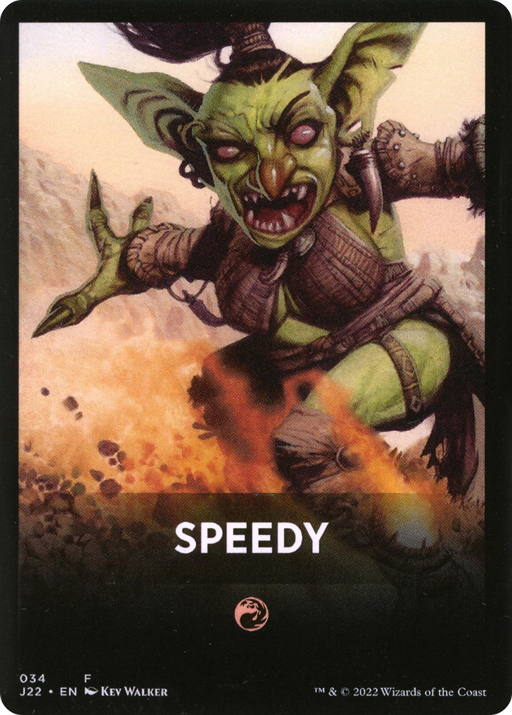 Speedy Theme Card [Jumpstart 2022 Front Cards] | North Game Den