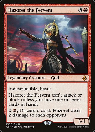 Hazoret the Fervent [Amonkhet] | North Game Den