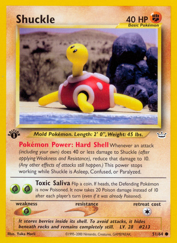 Shuckle (51/64) [Neo Revelation 1st Edition] | North Game Den