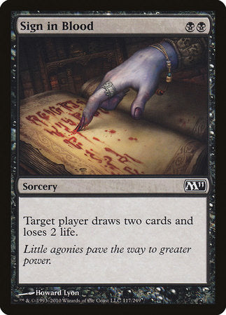 Sign in Blood [Magic 2011] | North Game Den