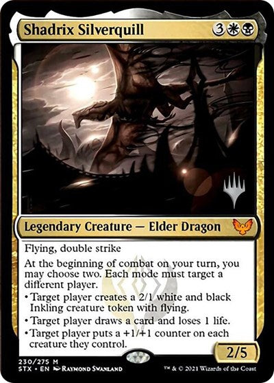 Shadrix Silverquill (Promo Pack) [Strixhaven: School of Mages Promos] | North Game Den