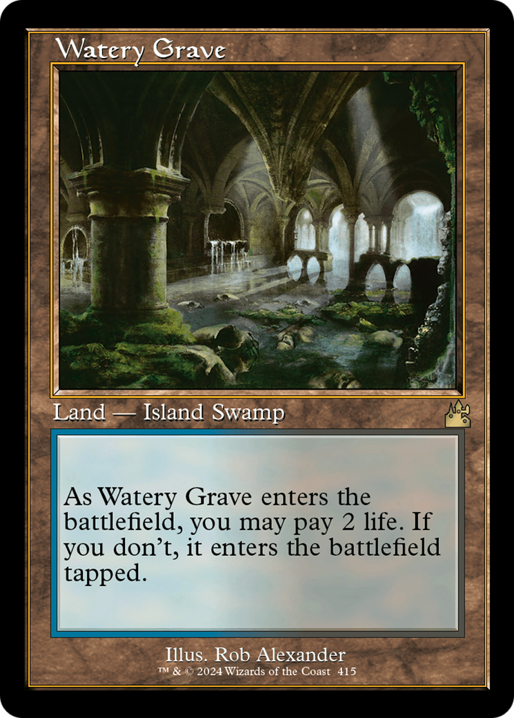 Watery Grave (Retro) [Ravnica Remastered] | North Game Den