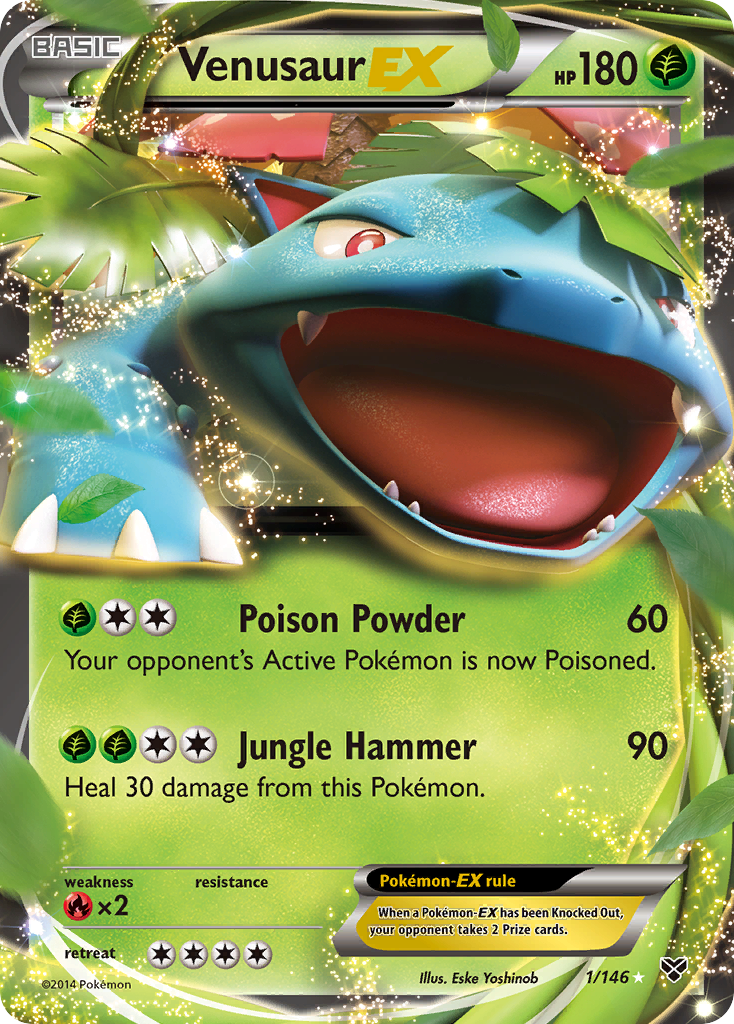 Venusaur EX (1/146) [XY: Base Set] | North Game Den